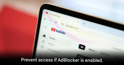 YouTube ad blocker crackdown
