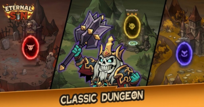 Eternal Sin mobile action RPG dungeon combat