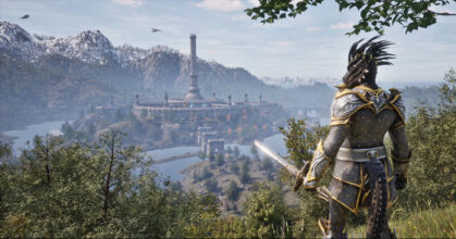 The Elder Scrolls 6 fantasy landscape teaser scene