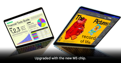 MacBook Air M5 laptop design with Liquid Retina display and Apple Silicon performance