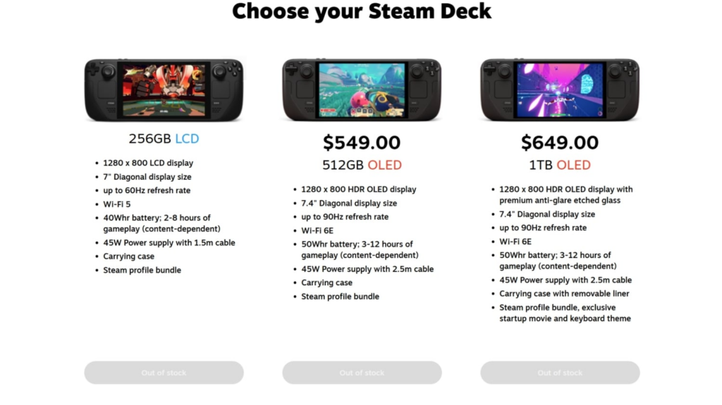 Steam Deck Out of Stock Worldwide as RAM Crisis Worsens