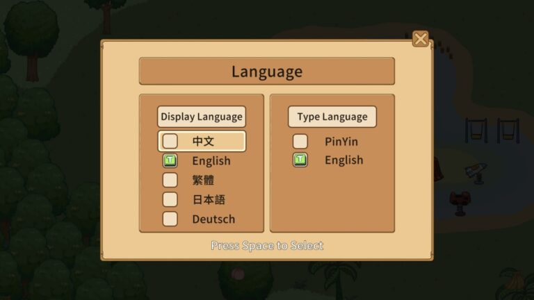 Typing Valley typing game