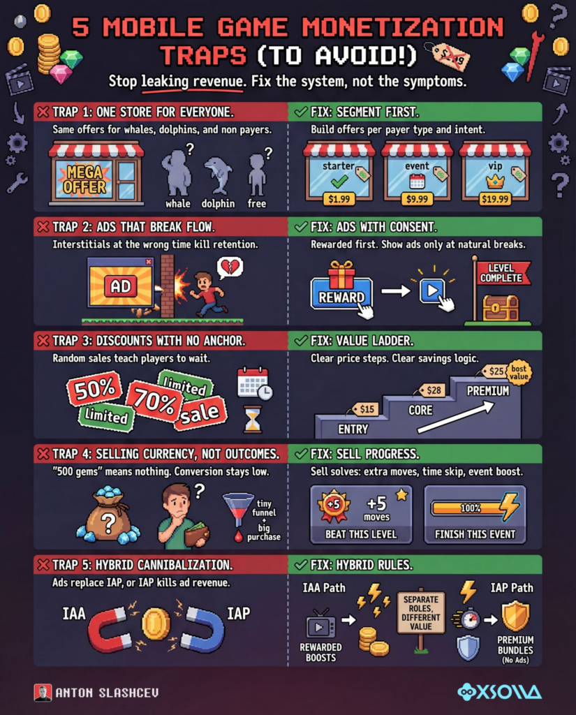 mobile game monetization traps
