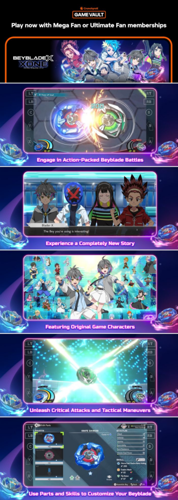 Beyblade X XONE mobile pre registration SEA
