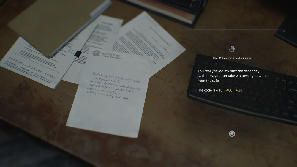 Resident Evil Requiem all safe codes