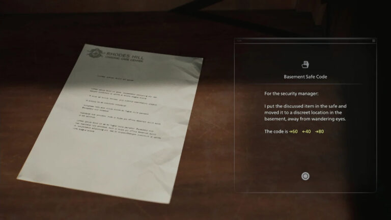 Resident Evil Requiem all safe codes