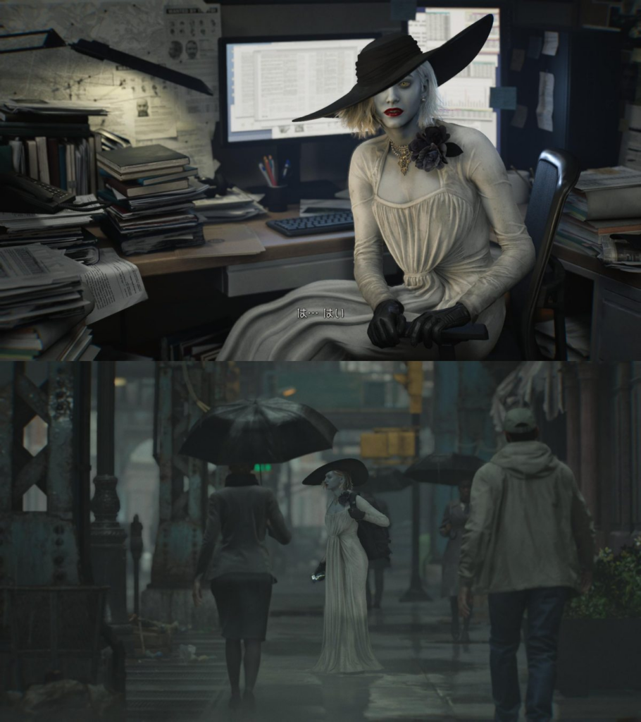 Resident Evil Requiem Lady Dimitrescu skin first playthrough