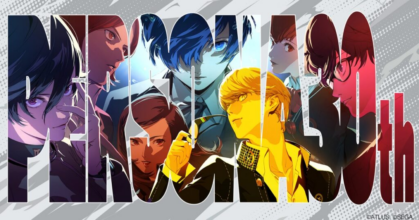 Persona 30th anniversary key visual featuring newly illustrated protagonists from all mainline games
