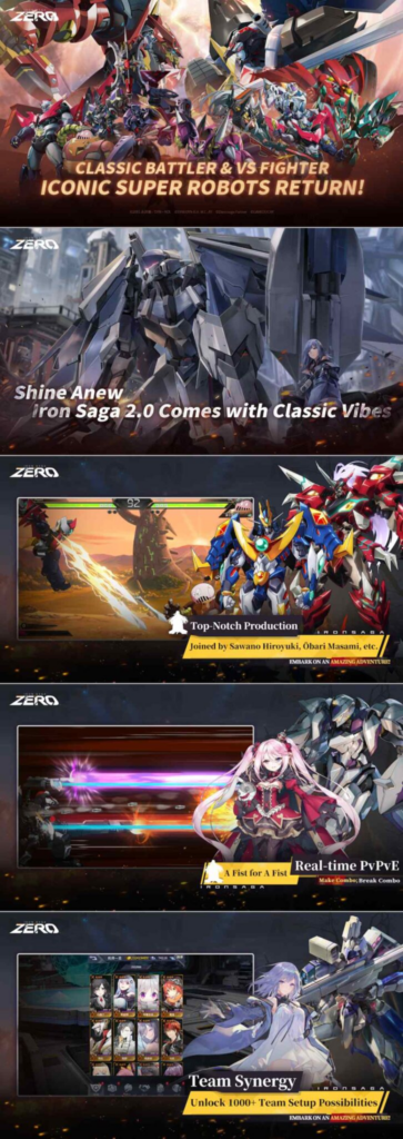 Iron Saga: ZERO Official Classic Server Launch: Free 300 Pulls & SSS Mecha
