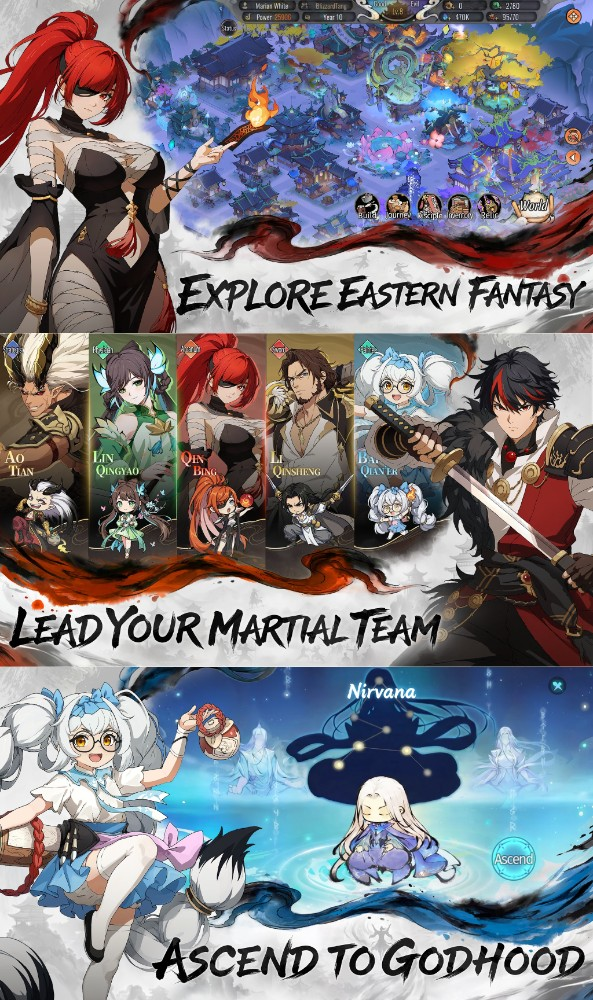 Immortal Clan: Grandmastery: Lead Your Own Fantasy Sect in the Global Launch!