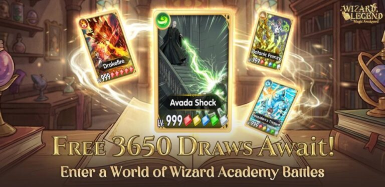 Wizard Legend: Magic Awakened Android Launch: Claim 3,650 Free Summons