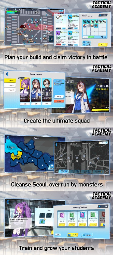 Play Tactical Academy: MistGame's New Squad-Building RPG
