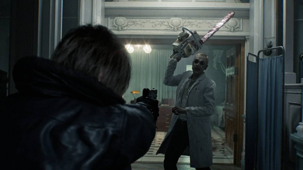 Resident Evil Requiem gameplay scene showing next generation survival horror visuals