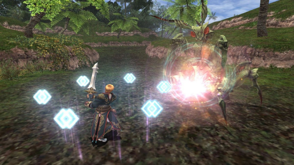 Final Fantasy XI classic MMORPG gameplay environment and character exploration