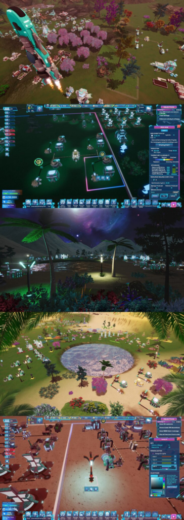 Quriocity mobile game sci fi colony city building gameplay