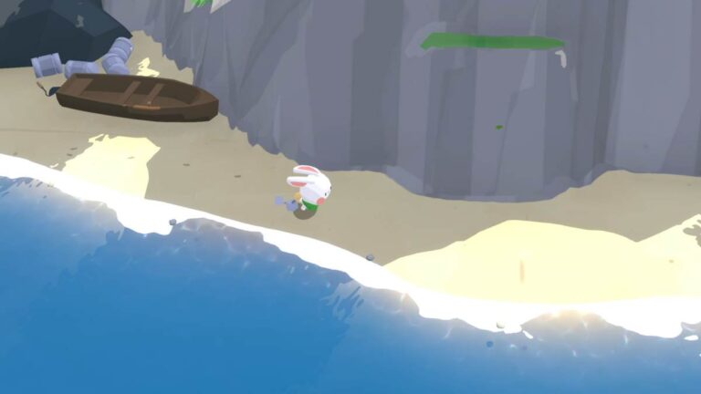 Little Picnic cozy island exploration game with rabbit character and seaside scenery