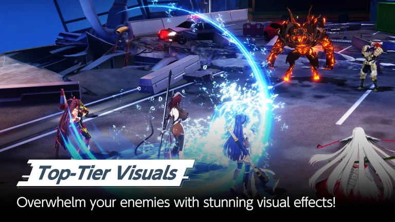 Taimanin Squad characters lineup and tactical RPG battle gameplay