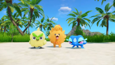 Pokémon characters lineup showing large number of species