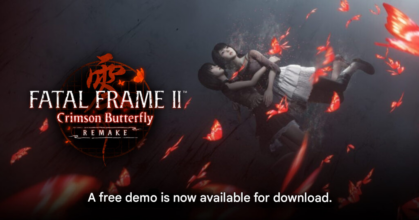 Fatal Frame II Crimson Butterfly remake gameplay scene in haunted village