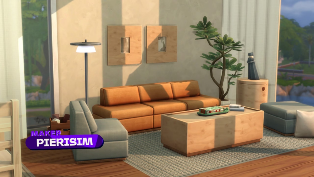 The Sims 4 marketplace interface showing custom content items