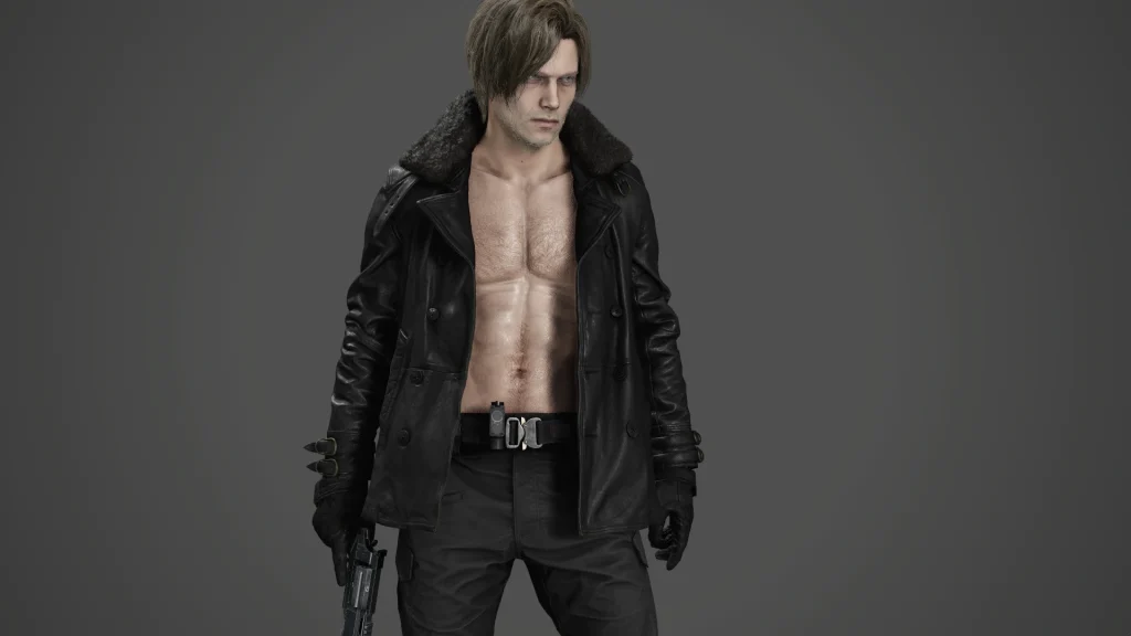 Leon S Kennedy character model modded appearance Resident Evil Requiem