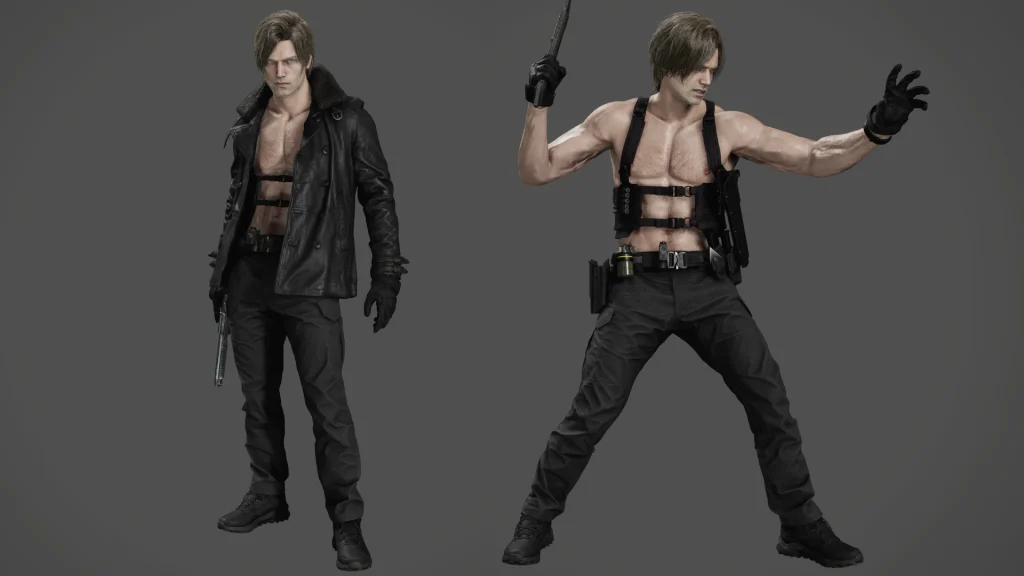 Leon S Kennedy character model modded appearance Resident Evil Requiem