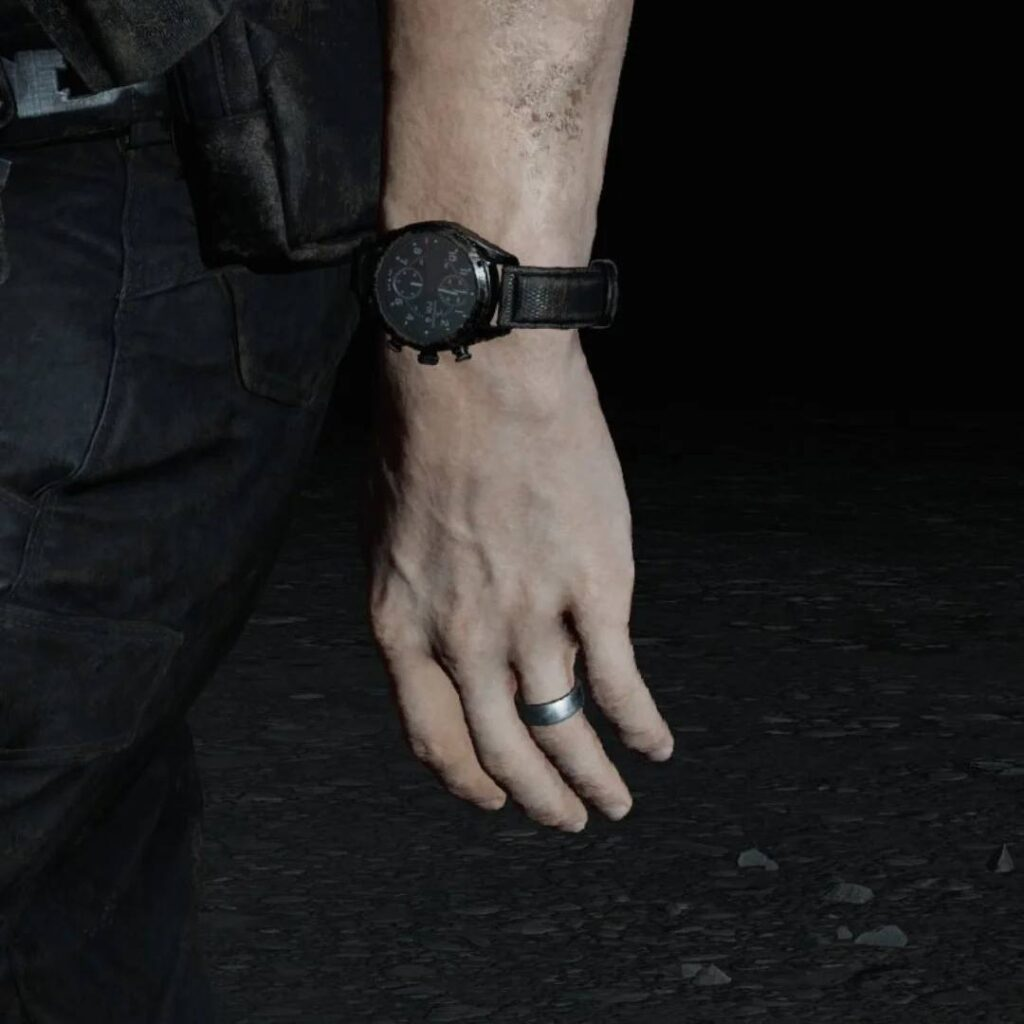 Resident Evil Requiem scene showing Leon S Kennedy character model