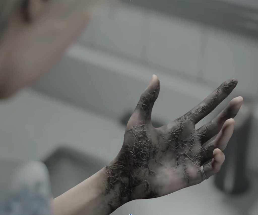 Resident Evil Requiem scene showing Leon S Kennedy character model