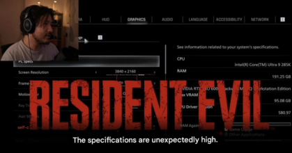 Markiplier powerful gaming PC specs during Resident Evil Requiem gameplay