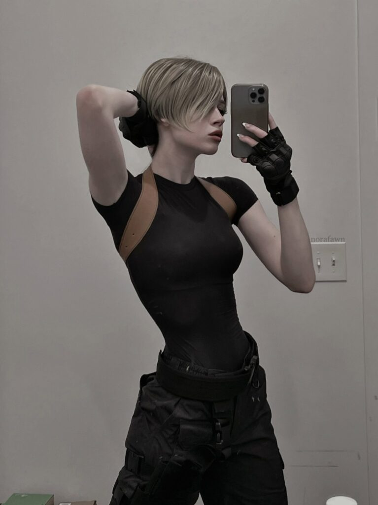 Norafawn Rebecca Chambers cosplay inspired by Resident Evil hidden photo