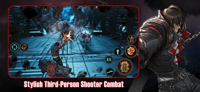 Gungrave G.O.R.E. UEE Mobile gameplay featuring Beyond the Grave