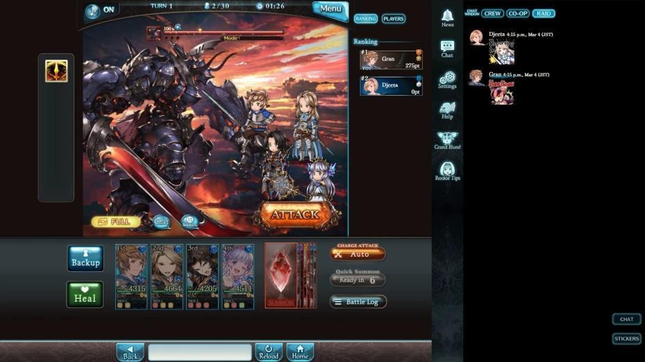 Granblue Fantasy Steam versio