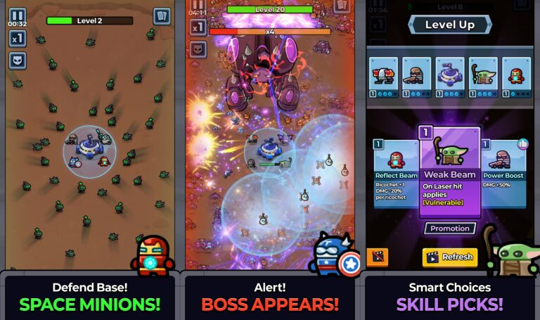 Space Minions: Defense launch