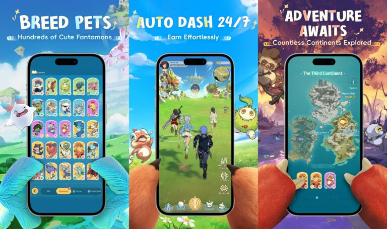 Assemble your 4-player party in the new Fantamon: Idle RPG