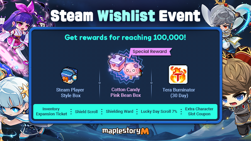 MapleStory M officially launches on Steam this March 19