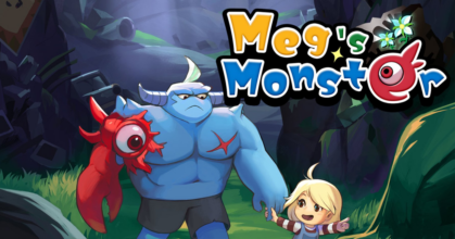 Meg’s Monster pixel RPG gameplay featuring Roy and Meg